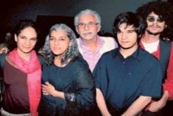 Naseeruddin Shah Family Photo