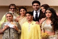 Abhishek Bachchan Family photo