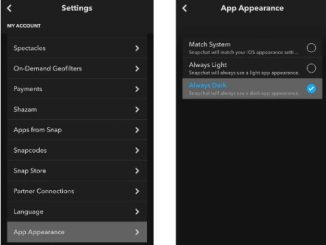 how to get dark mode on snapchat without app appearance
